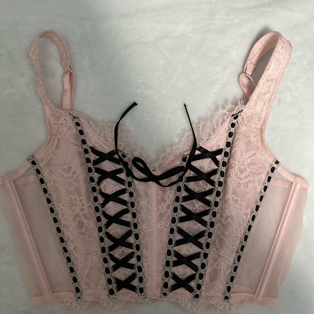 Victoria’s Secret Dream Angels Lace Up Corset Top XS